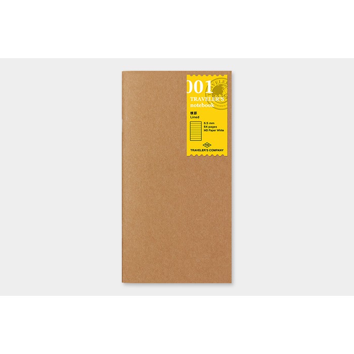 Traveler's Lined Notebook Insert Refill 001 (Regular Size) | Shopee ...