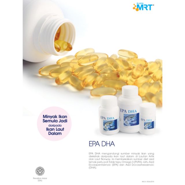 MINYAK IKAN EPA DHA elken Shopee Malaysia