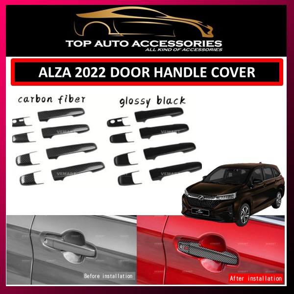 ALZA 2022-2024 D27A DOOR HANDLE COVER. DOOR COVER, COVER PINTU, COVER ...