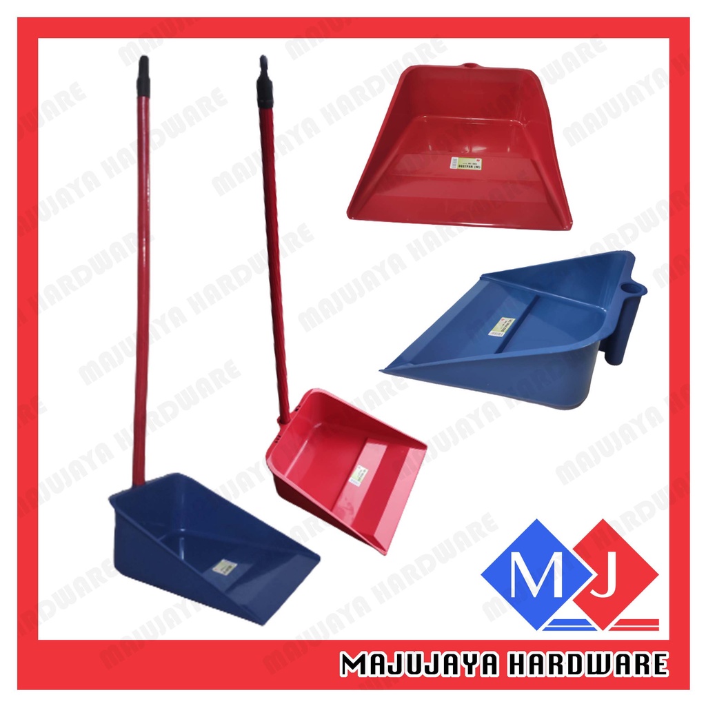 Dustpan Penyodok Sampah Red Blue Dust PanPenyodok Sampah Set PVC
