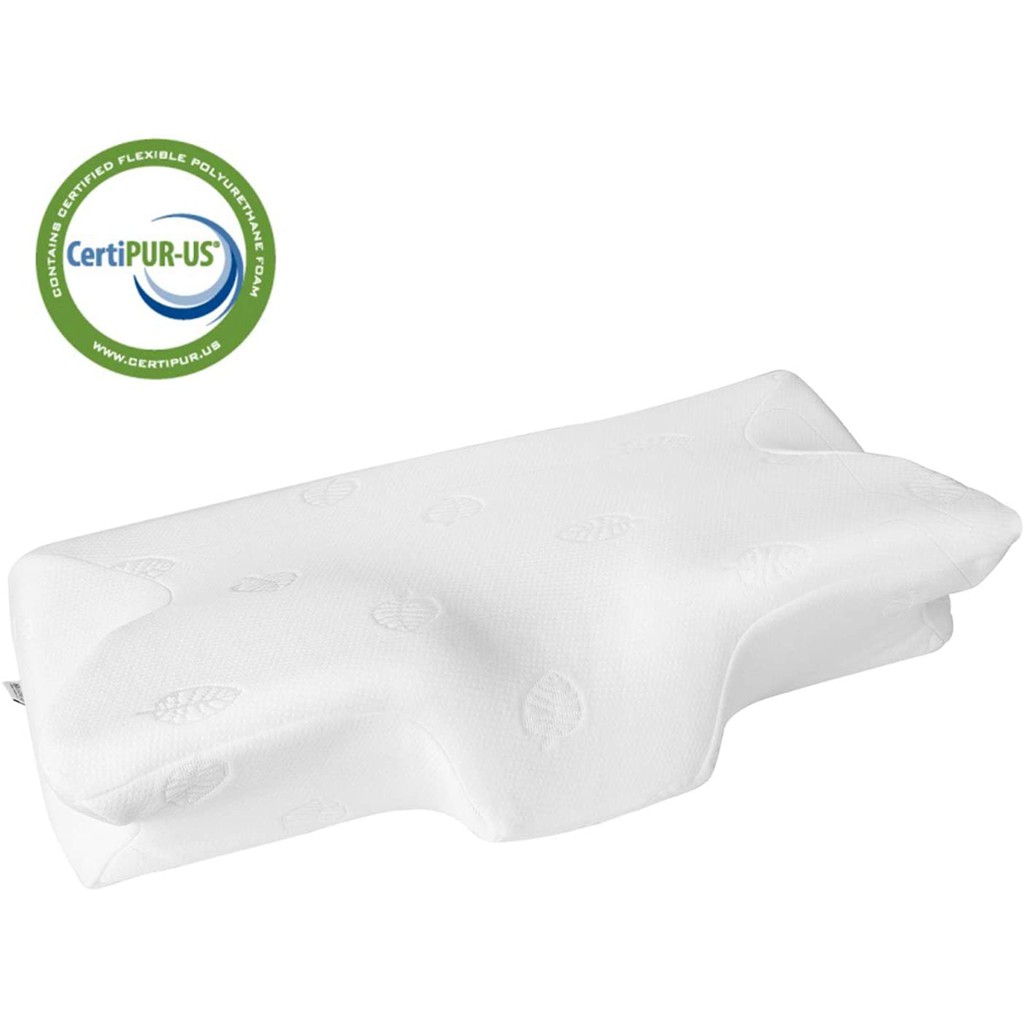 MARNUR Cervical Pillow Contour Memory Foam Orthopedic Pillow for Neck Pain Sleeping for Side Sleeper Back Sleeper Shopee Malaysia