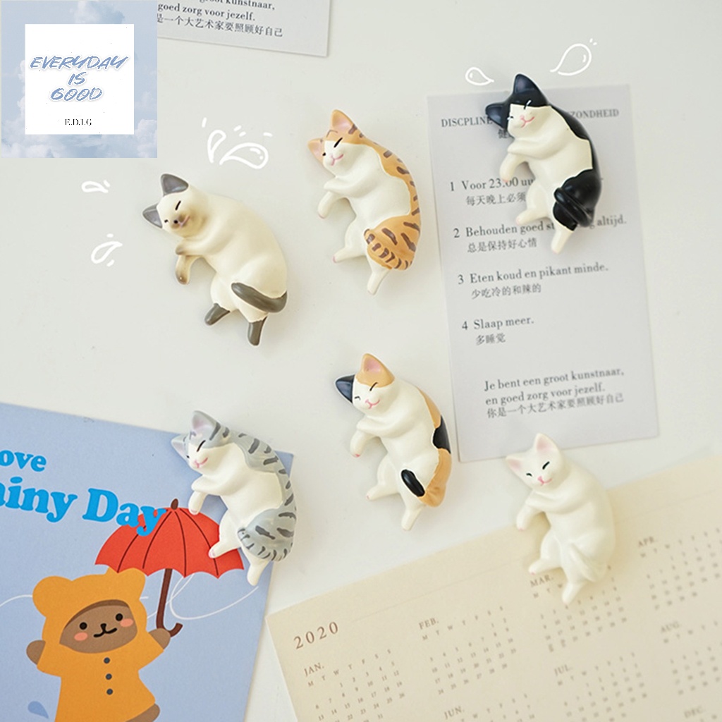 NO! IT'S A BOOBY TRAP! Funny Cat Refrigerator Magnet - Novelty Kitten Toy