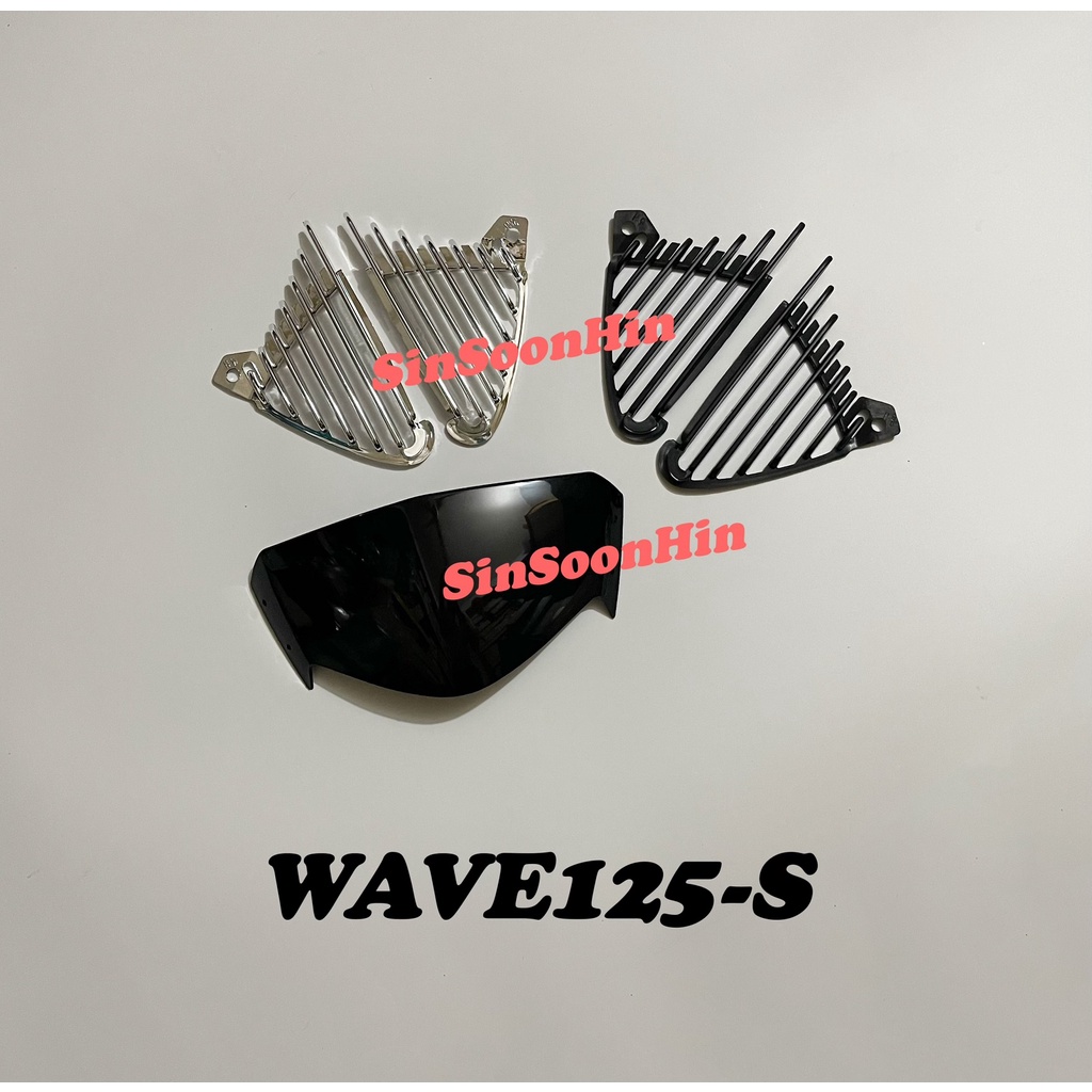 Honda WAVE125-S PVC Legshield Inner Small Wing / Visor Windshield ...
