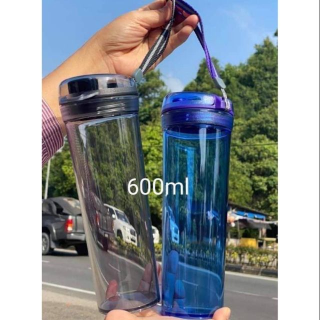 Tupperware drinking flask 600ml (black or blue) | Shopee Malaysia