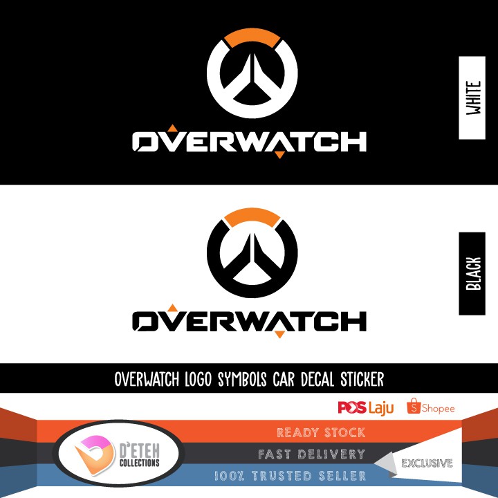 Overwatch Logo Symbols Car Decal Sticker | Shopee Malaysia