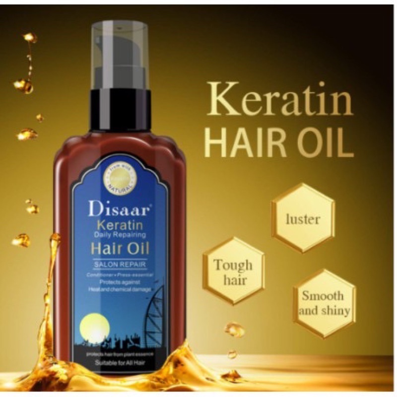 Disaar Hair Oil Treatment Plant Extract Keratin Hair Repair Hair Oil