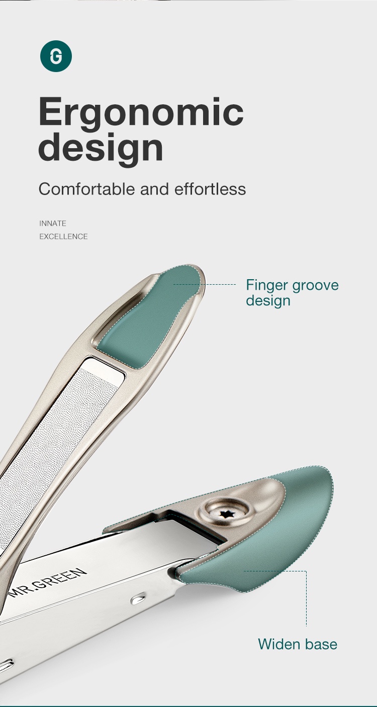 MR.GREEN Nail Clippers Anti-Splash Nail Cutter Fingernail Clipper Stainless  Steel Manicure Nail Tools Trimmer（Mr-1119）