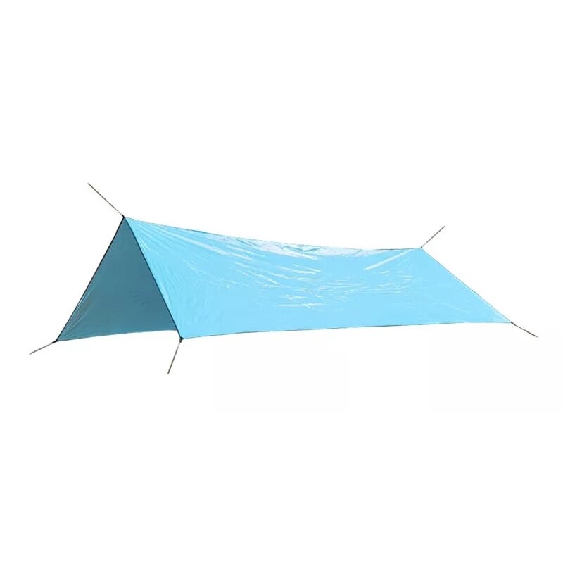 Full Set Flysheet 300*300cm Rods Included Ground Sheet Tarp Tent UV Protection Outdoor Bumbung