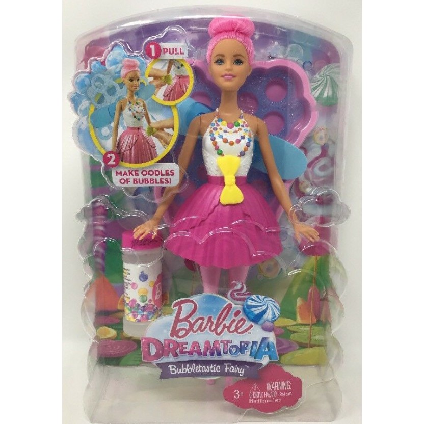 barbie dreamtopia bubbletastic fairy doll