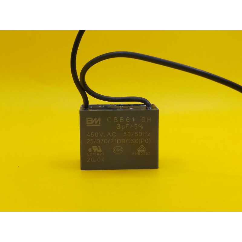 BM Kapasitor Kipas Siling, Meja, Duduk / Ceiling Fan Capasitor BM 1.2