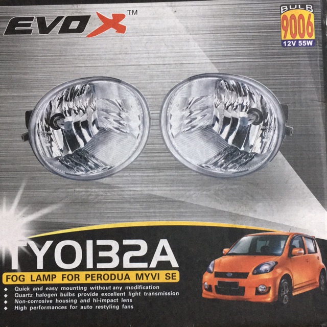 Perodua Myvi fog lamp Shopee Malaysia