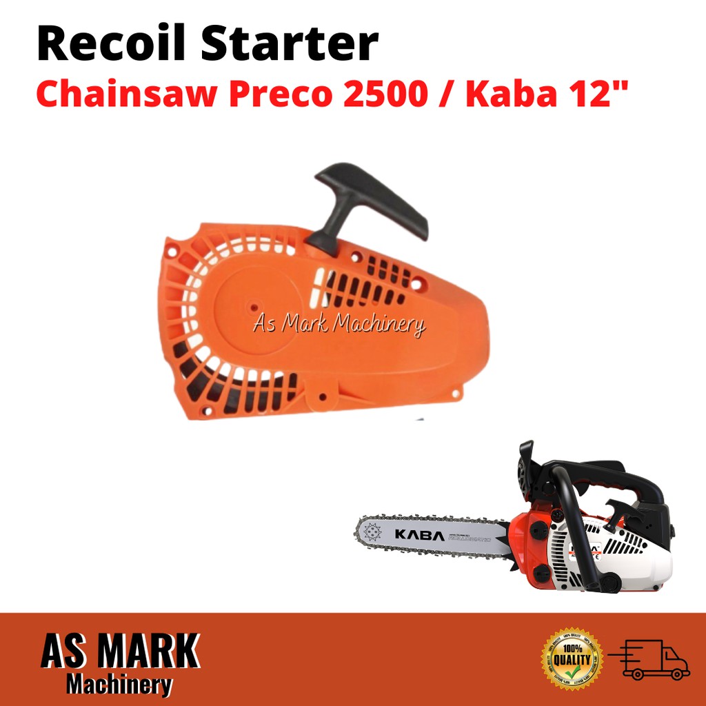 Chain Saw Recoil Starter Preco Ogawa Kaba 2500 12” Shopee Malaysia