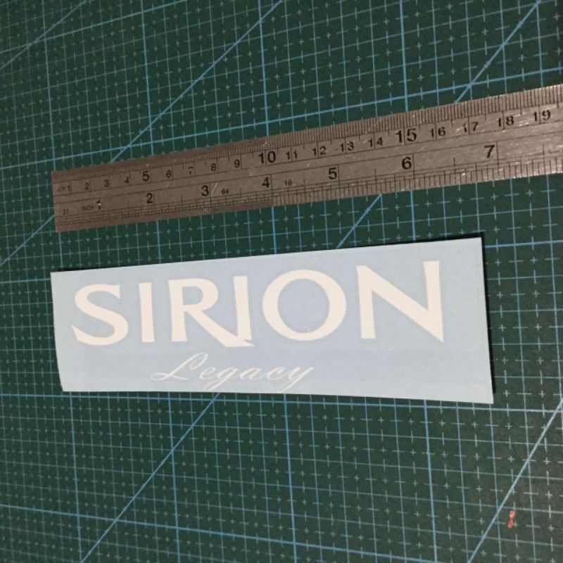 Sticker sirion legacy 6inc | Shopee Malaysia