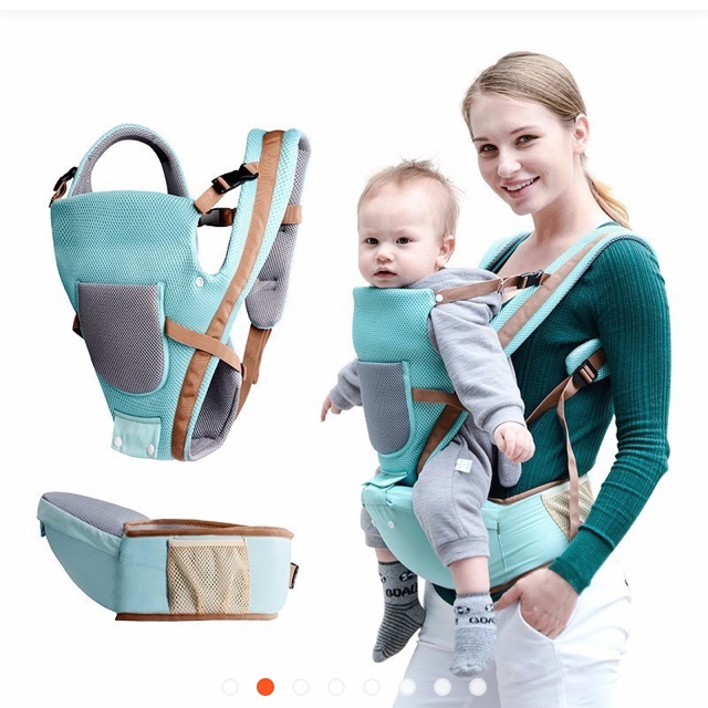 Multifunctional Baby Carrier Infant Comfortable Sling Backpack Pouch Shopee Malaysia