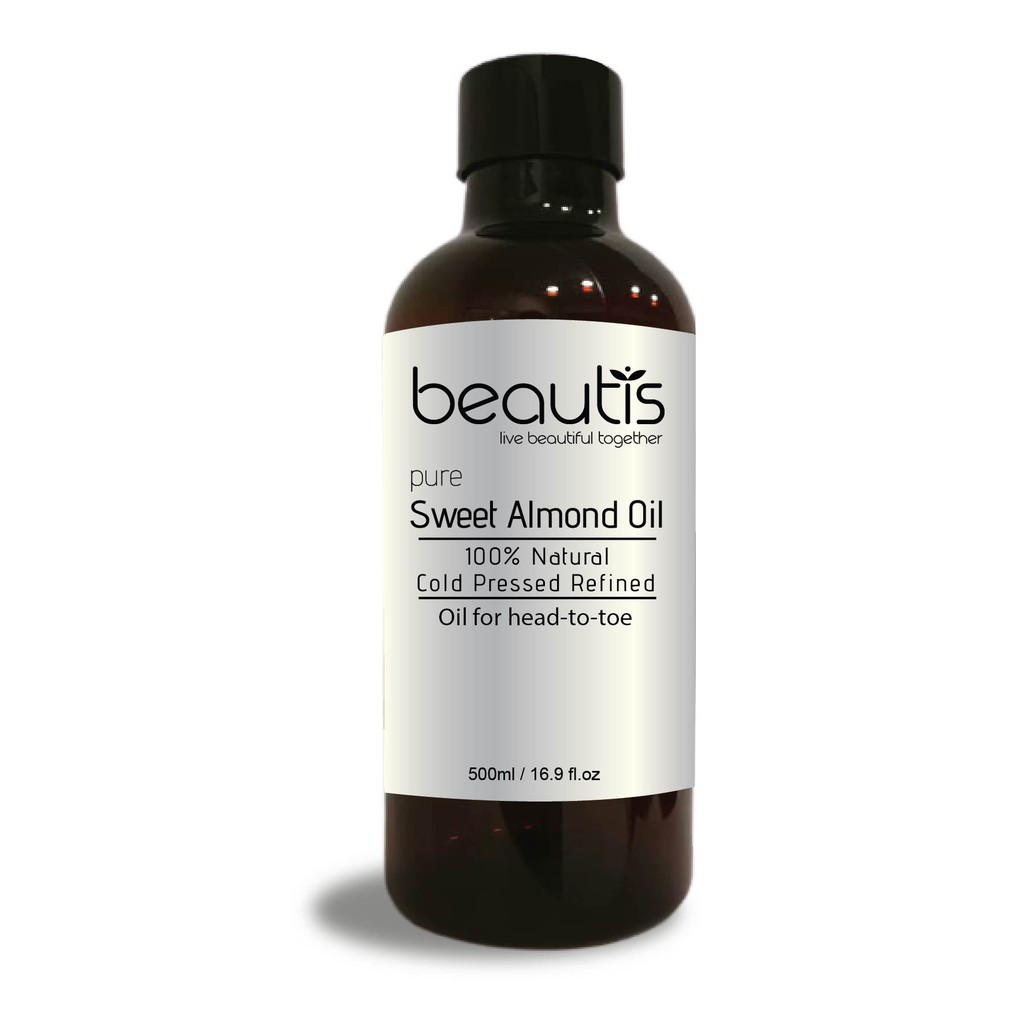 Sweet Almond Oil 100% Pure Natural Cold Pressed Refined oil / Carrier ...