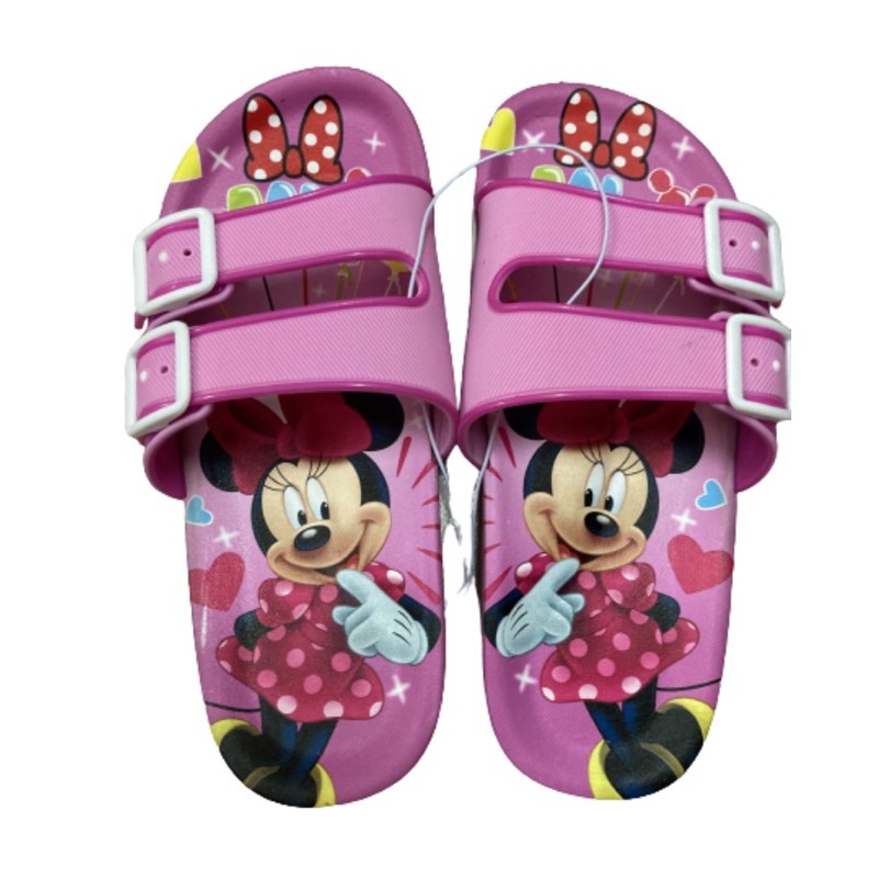 Girl Cartoon Pink Sandal Minnie Slipper Kasut Kanak | Shopee Malaysia