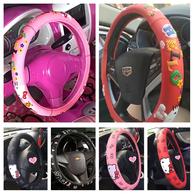 Hello kitty deals car wheel cover