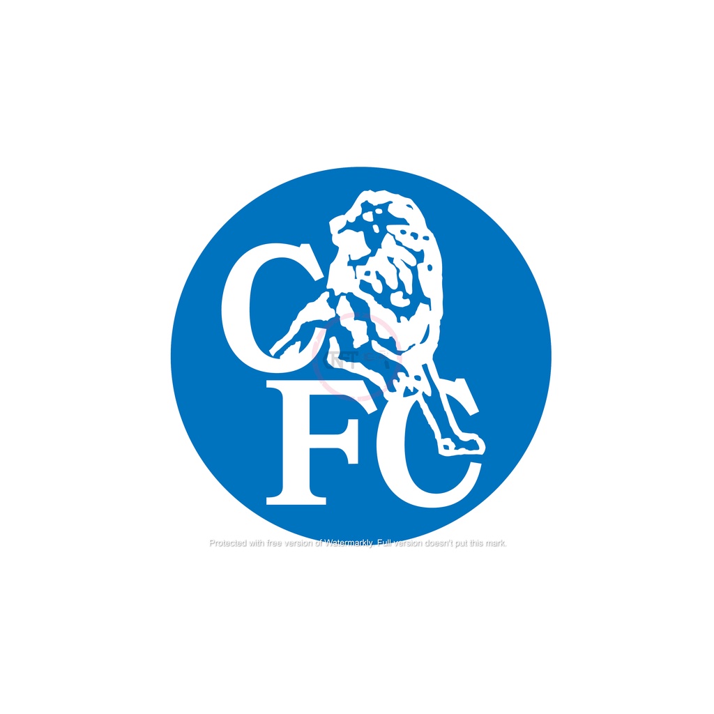 CFS127 CFC Chelsea pelekat pintu Belakang Kereta Rear Car door side ...