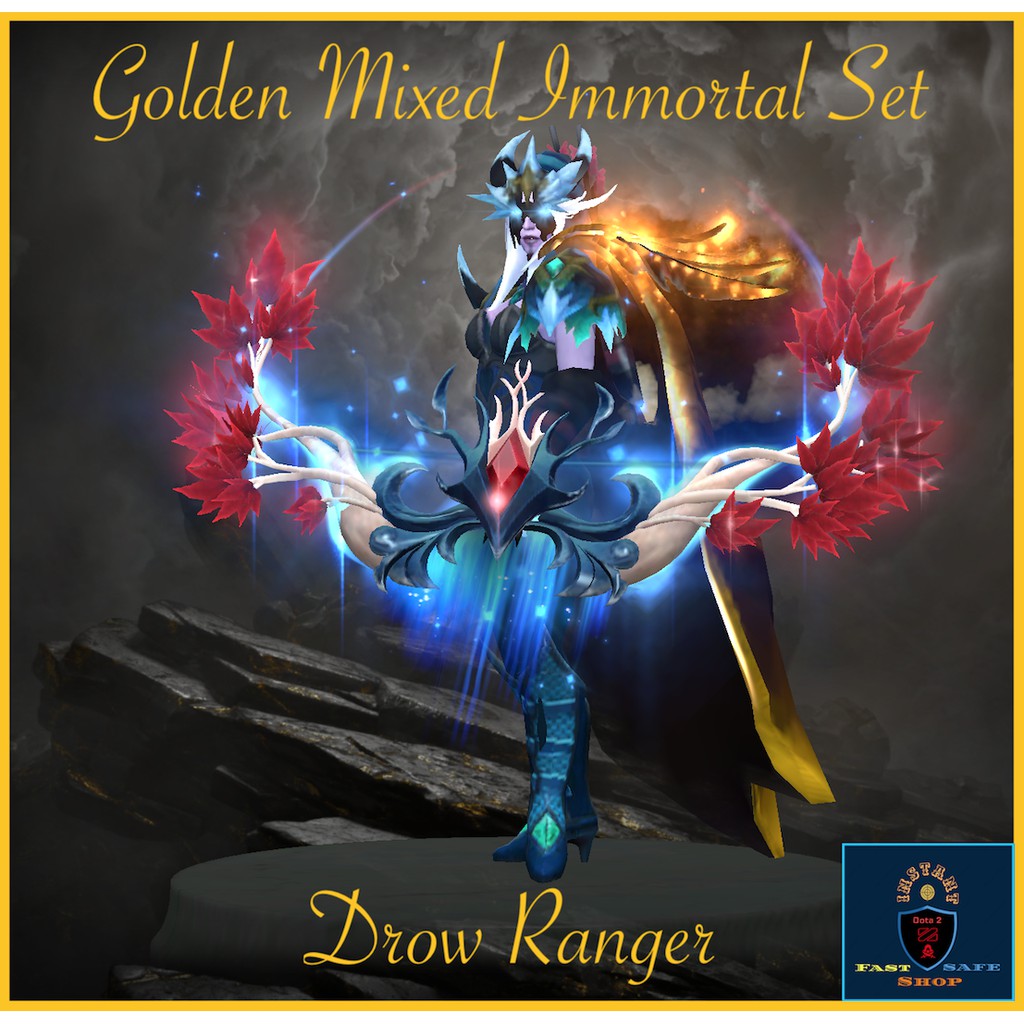 Dota 2 Drow Ranger Golden Silent Wake | Shopee Malaysia