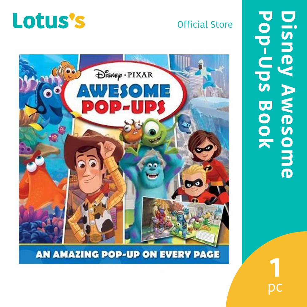 Disney Pixar Mixed Awesome Pop Ups Story Book Shopee Malaysia 6357