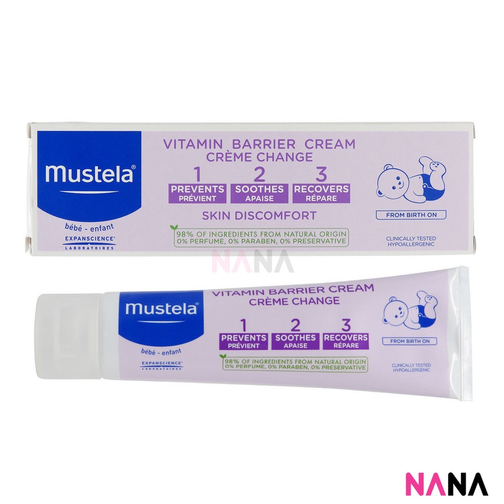 Mustela 1 2 3 Vitamin Barrier Cream 50ml 100ml Shopee Malaysia