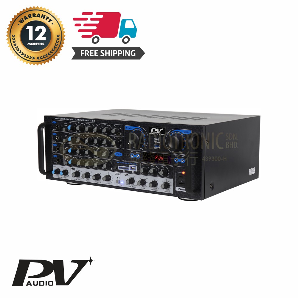 PV Audio 100W Mixer Amplifier (BT2210) Shopee Malaysia