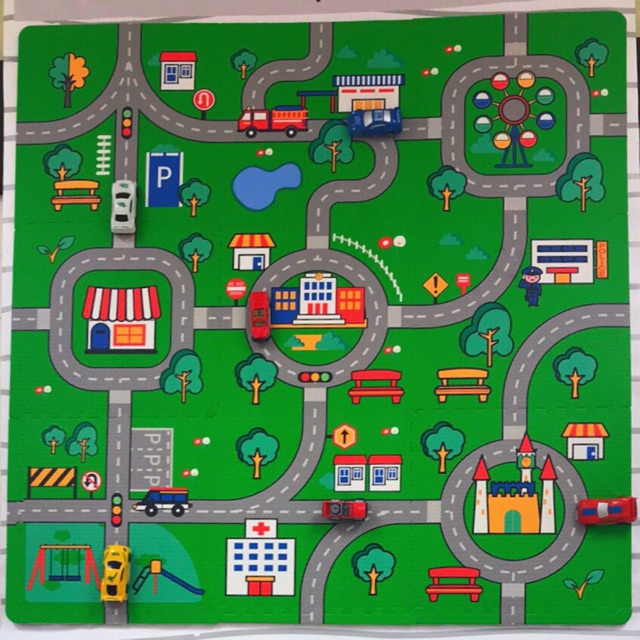 Puzzle Mat Road Map(With Border) | Shopee Malaysia