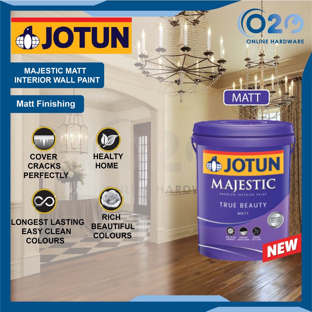 Jotun Majestic True Beauty Matt Premium Colour Interior Wall Paints Cat