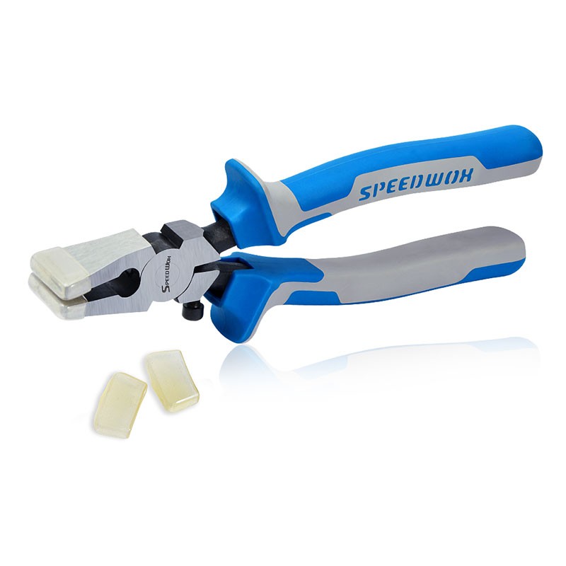 SPEEDWOX Glass Tile Nipper 8 Inches Glass Cutters for Quickly Cutting  Porcelain Mosaic Ceramic Mirror Professional Hand Tile Snipper Score Tile  Working Tool Heavy Duty Pliers Tool 