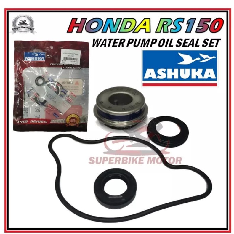 Honda Rs150 Ashuka Water Pump Seal Set Water Pump Shaft 100original Shopee Malaysia 2709