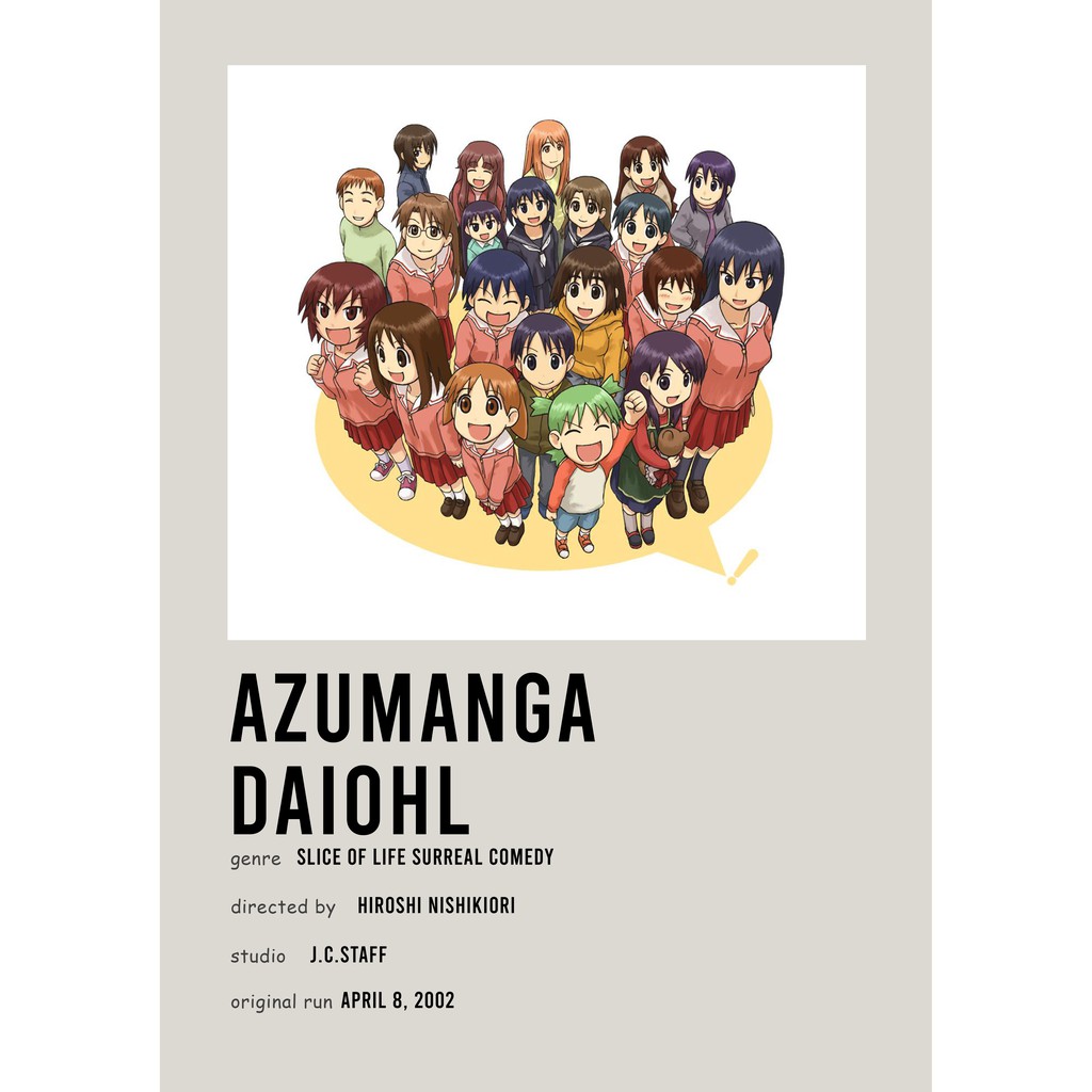 【READY STOCK】Poster Anime Azumanga Daioh | Shopee Malaysia