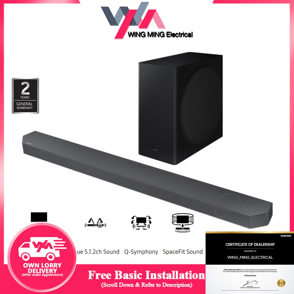 [Deliver KLANG VALLEYFree Install]2022 Samsung Qseries Soundbar HW