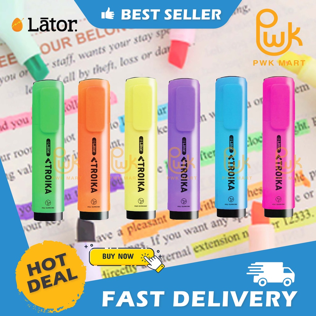Lator Troika Highlighter / Highlight Pen / Textliner Office School Use ...