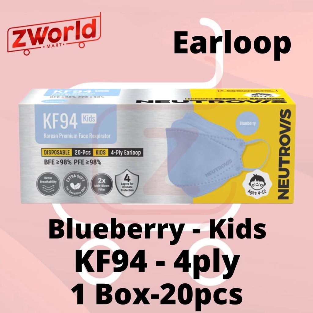 Neutrovis Kids 3ply/ 4ply / KF94 Medical Face Mask Shopee Malaysia