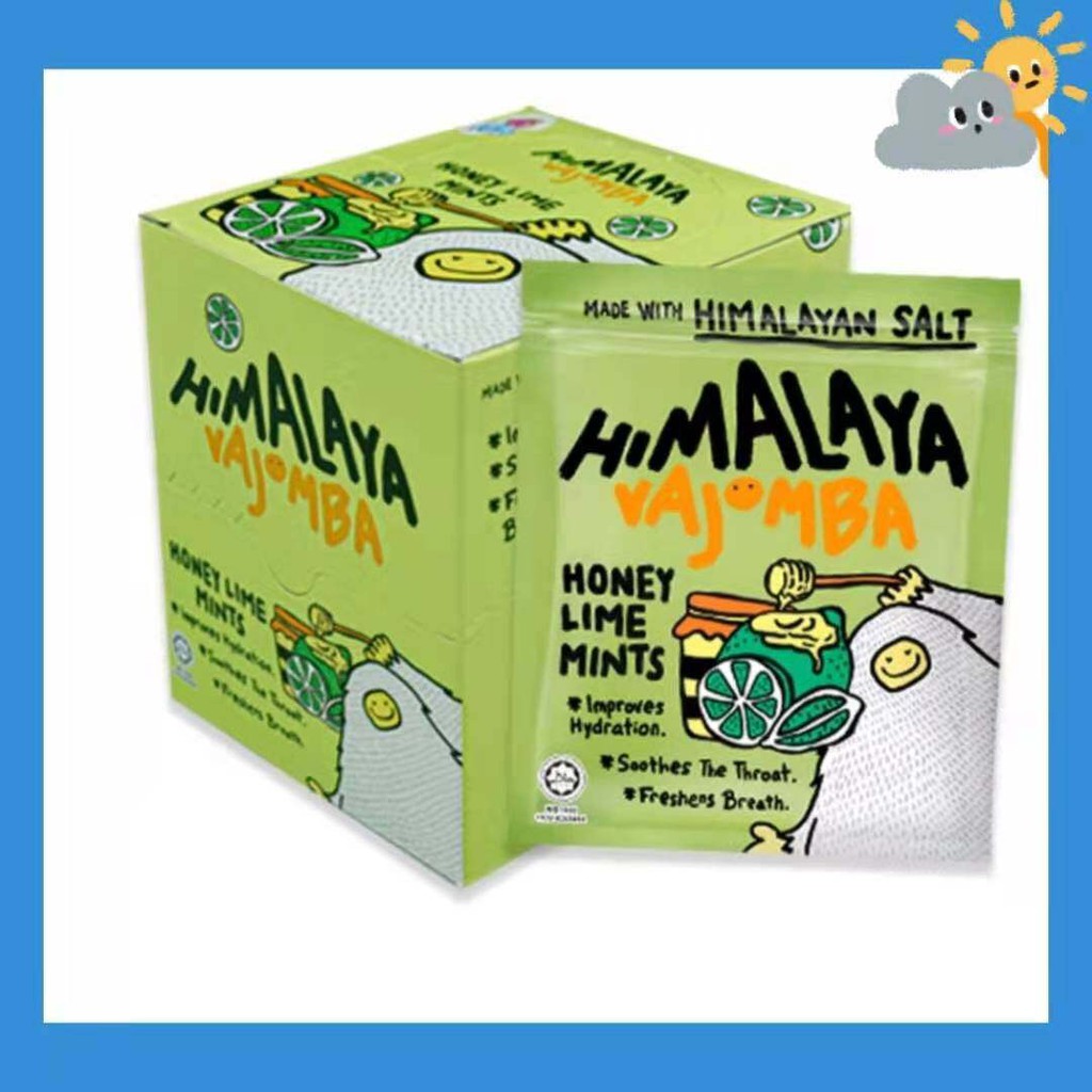  Himalaya Vajoba Honey Lime Mints 180g (24 x 15g (2 Box)) :  Everything Else