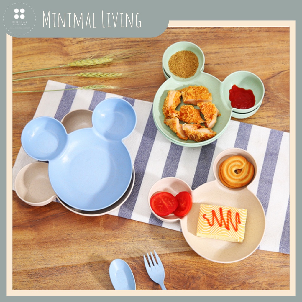 Mickey Mouse Plate / Children Food Plate / Pinggan | Shopee Malaysia