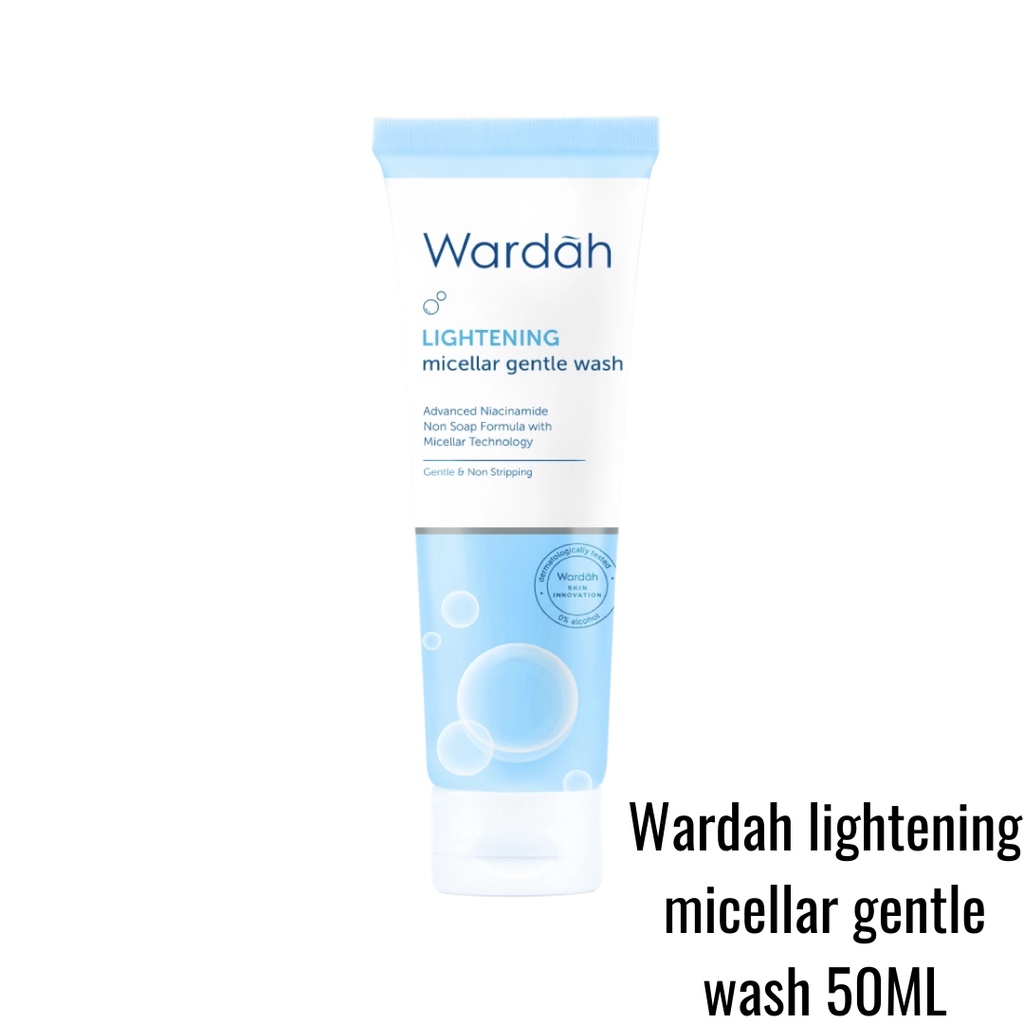 WARDAH LIGHTENING MICELLAR GENTLE WASH 50ML | Shopee Malaysia