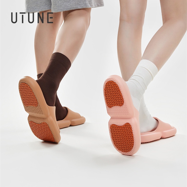 UTUNE Bathroom Nonslip Slippers Women Home Shoes Outdoor Luminous