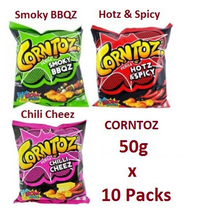 Corntoz (100g) Hot & Spicy / Chilli Cheez / Smoky BBQ | Shopee Malaysia
