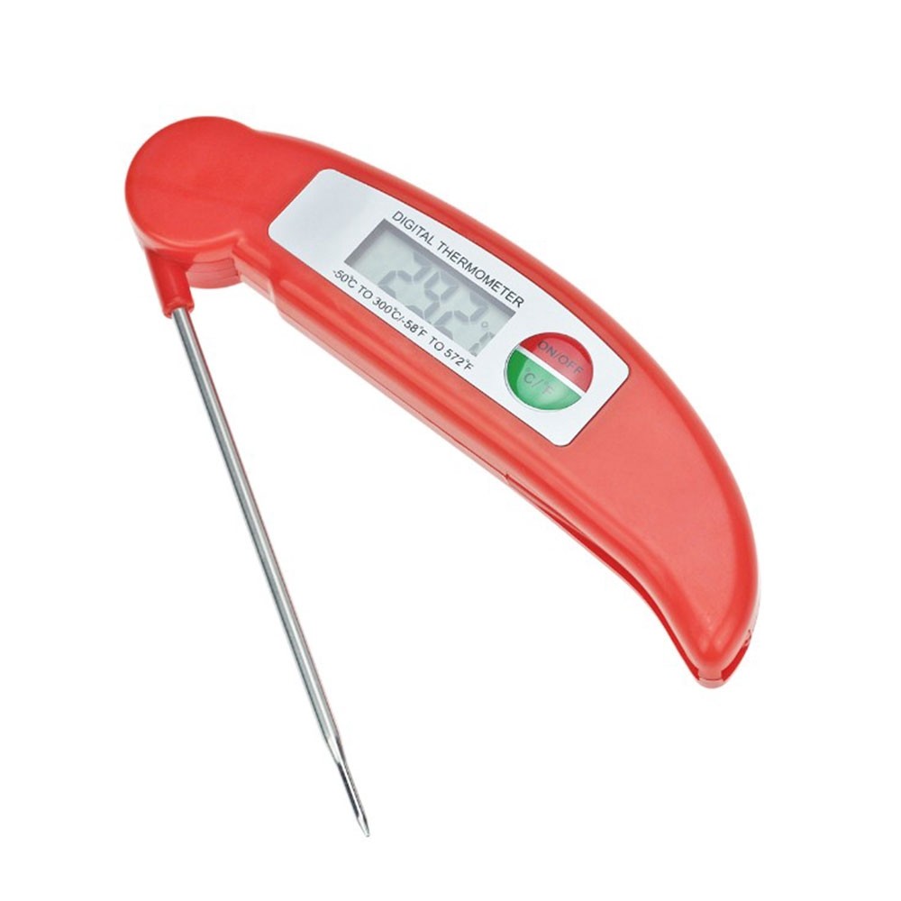 Folding food probe thermometer milk BBQ steak kitchen portable water ...