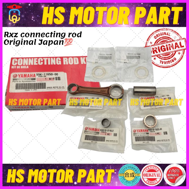 HSMOTORPART Rxz Connecting Rod Kit Original Japan💯,Rxz Con Rod Original