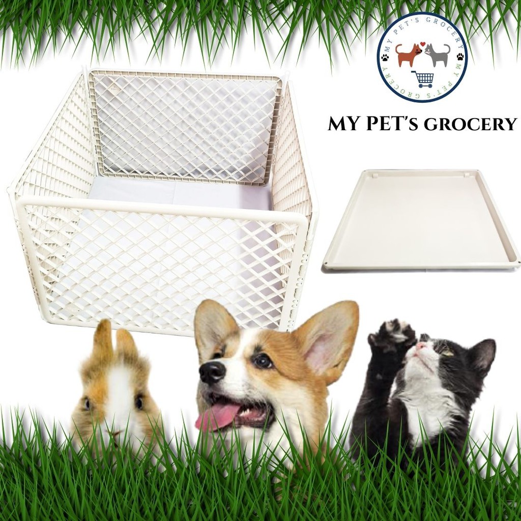 Sales🔥White Japanese Style Indoor Outdoor Economic Plastic Pet Fence