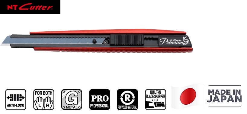 NT Cutter PMGA-EV01 Professional Cutter Auto Lock Utility Knife Metal Body Made In Osaka Japan I.85266340