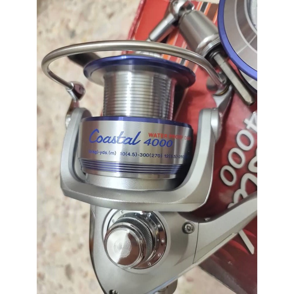 daiwa coastal inshore 4000 spinning reel Florida Fishing Bahia Saltwater oversized gears put the competition in the rear view mirror High Speed Saltwater Spinning Reels