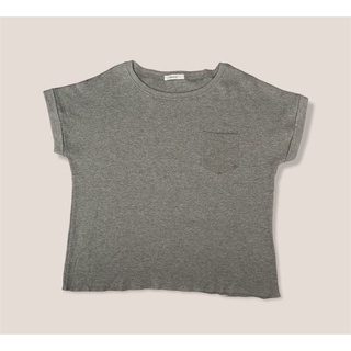 Women Crew Neck Waffle T-shirt