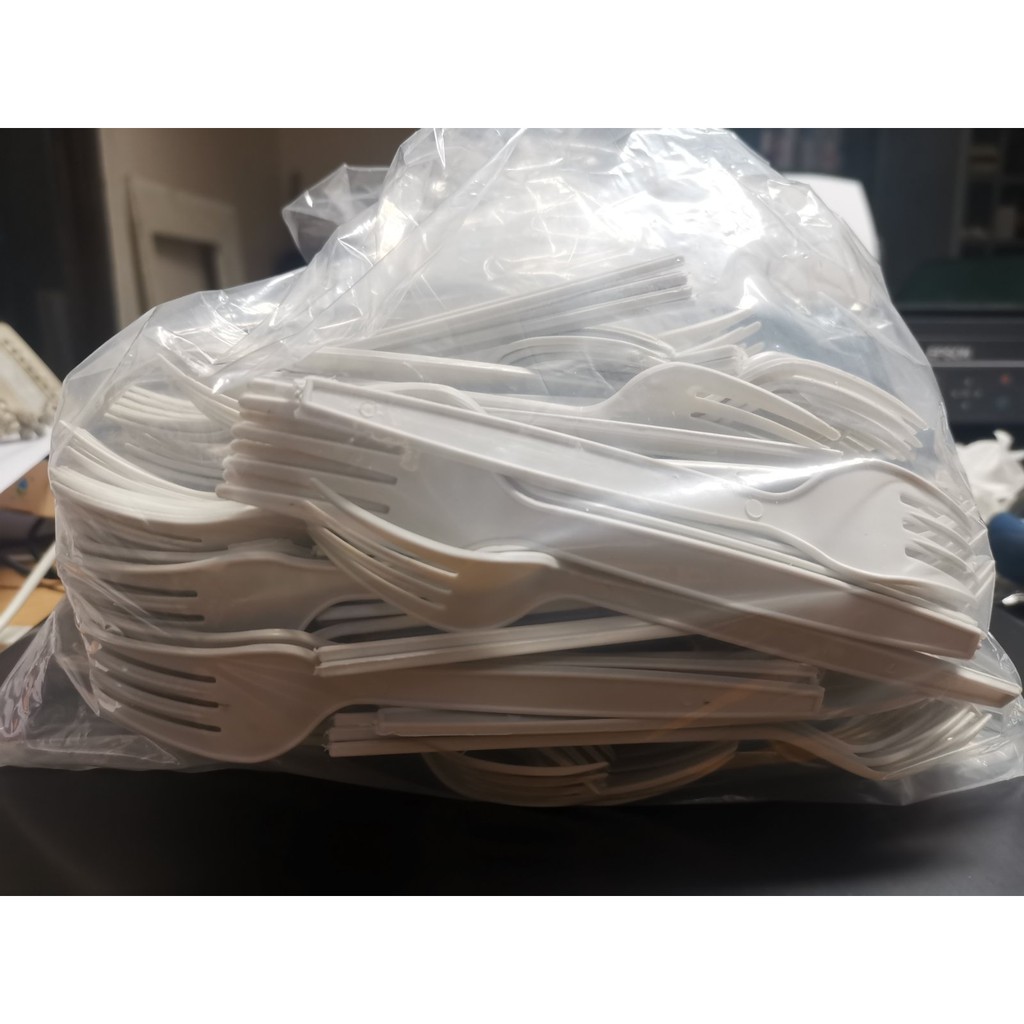 half kg Disposable Plastic Spoon and Fork Shopee Malaysia