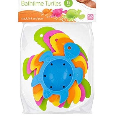 🔥READY STOCK🔥 5 Bathtime Linking Turtles Baby Bathtime 5 Piece Fun Play ...