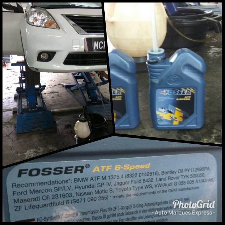 Nissan Almera Matic S Oil Change Gearbox oil for only RM150 with installation Shopee Malaysia
