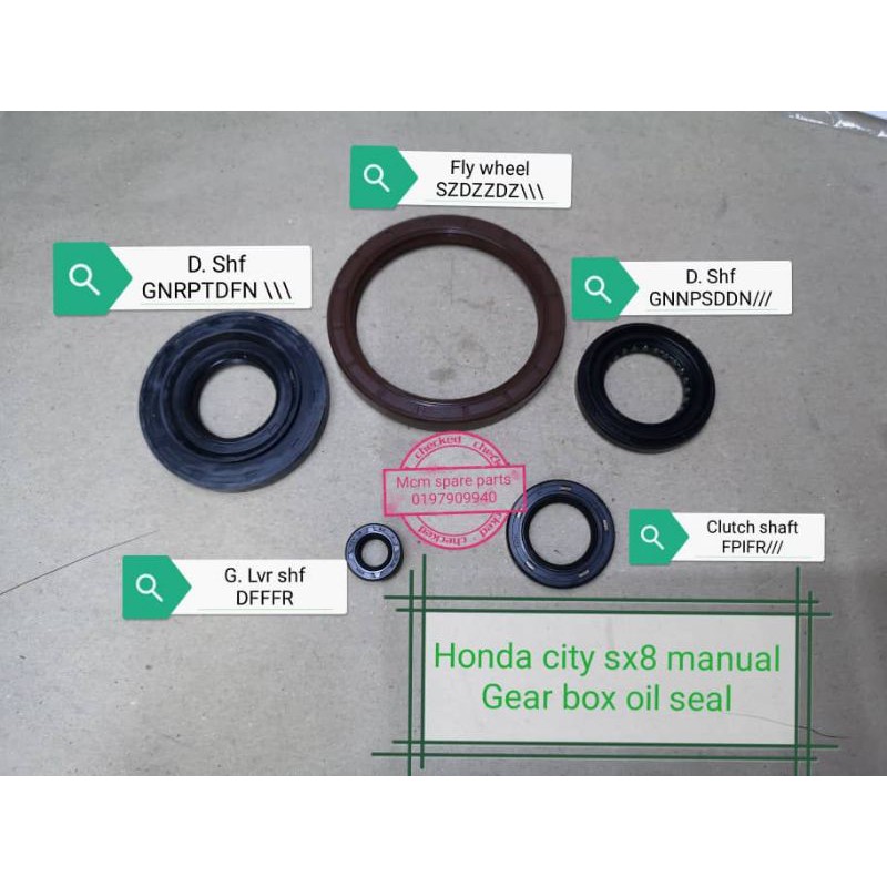 Gear box oil seal kit honda city models Shopee Malaysia