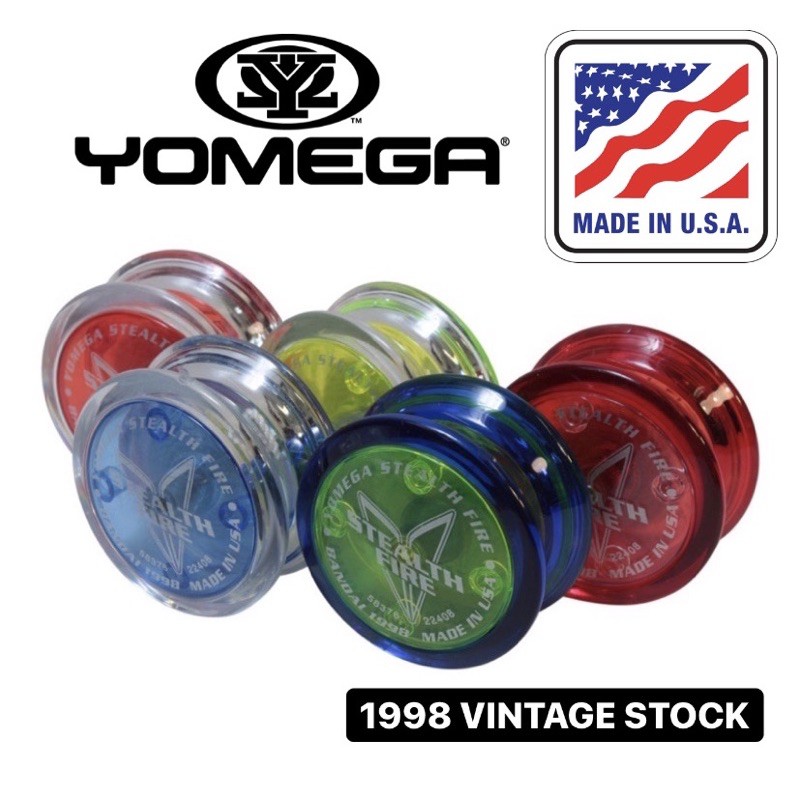 Yomega Stealth Fire Vintage Yo-yo Made in USA 1998 YOYO | Shopee